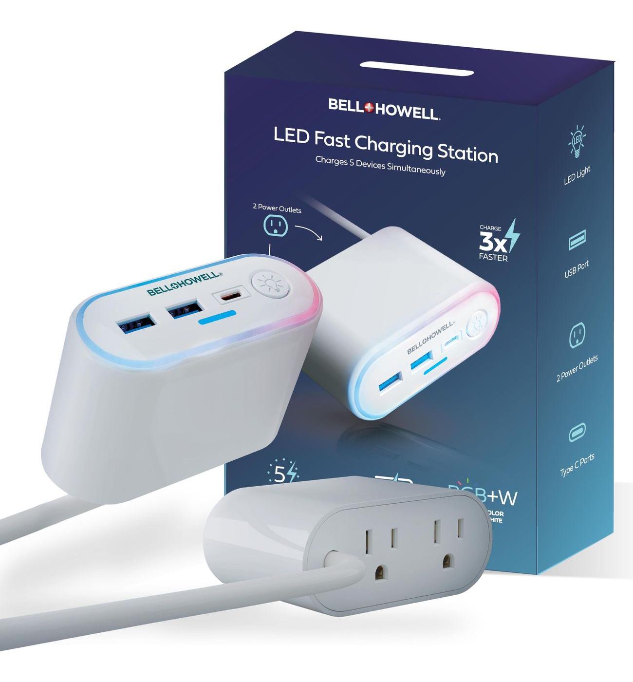 Bell & Howell LED Fast Charging Station; image 1 of 5