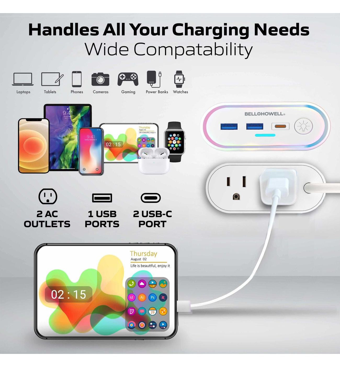 Bell & Howell LED Fast Charging Station; image 2 of 5