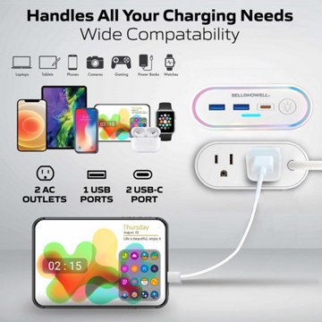 Bell & Howell LED Fast Charging Station