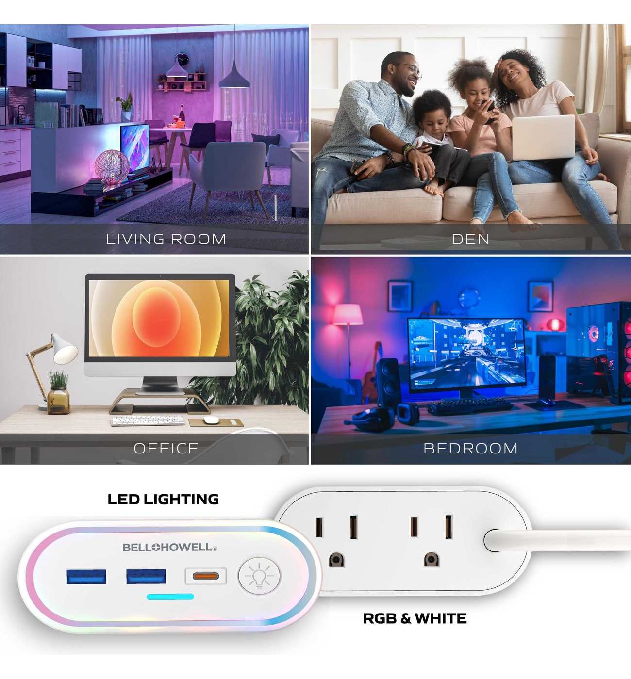 Bell & Howell LED Fast Charging Station; image 4 of 5