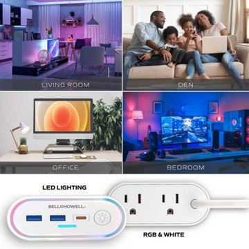 Bell & Howell LED Fast Charging Station