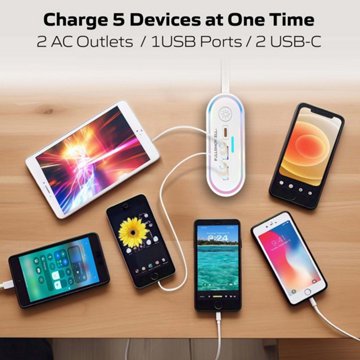 Bell & Howell LED Fast Charging Station