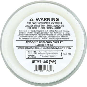 H-E-B Flavor Favorites Swoon Cherry Pistachio Scented Candle, 14 oz