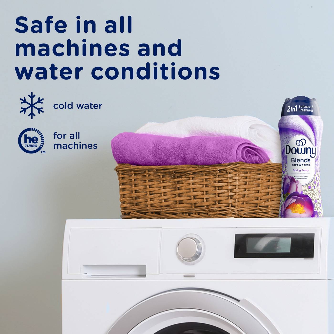 Downy Blends 2-in-1 Laundry Softness & Scent Beads - Soft & Fresh Spring Peony; image 10 of 10