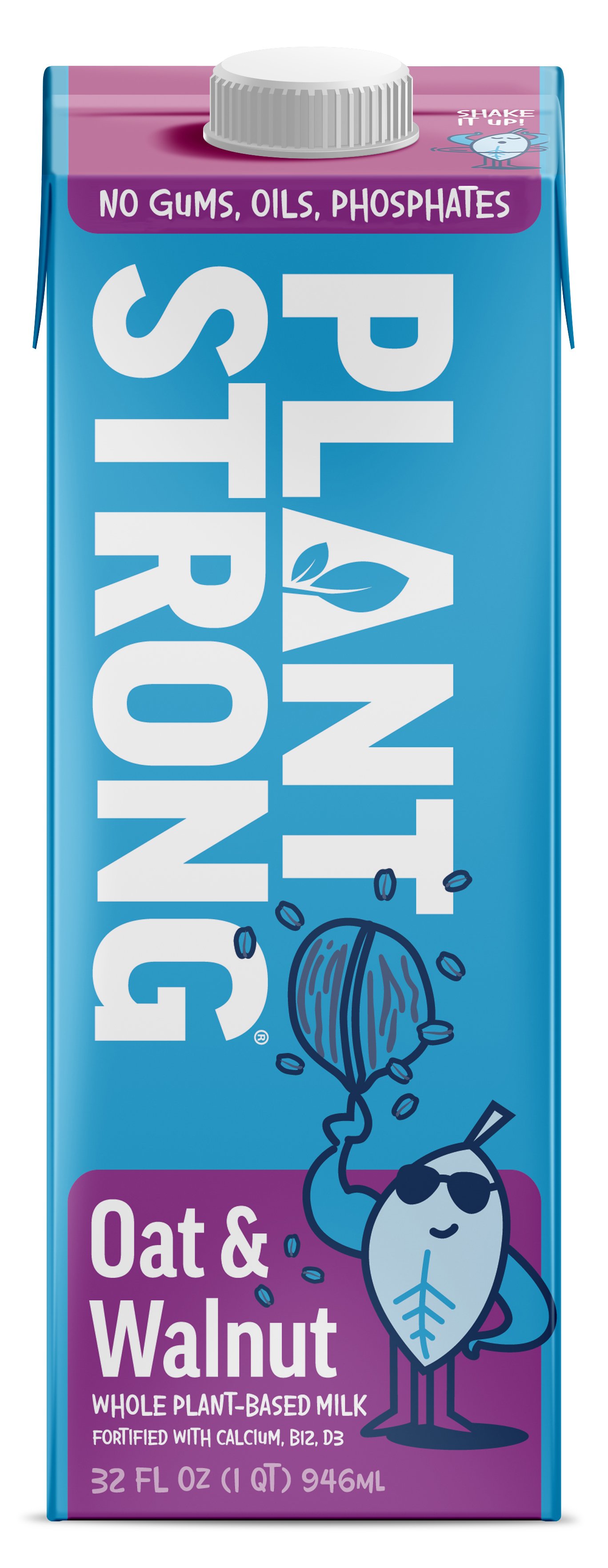 Plantstrong Oat & Walnut Milk, 32 oz | Central Market - Really Into Food