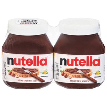 Nutella Hazelnut Spread with Cocoa Twin Pack