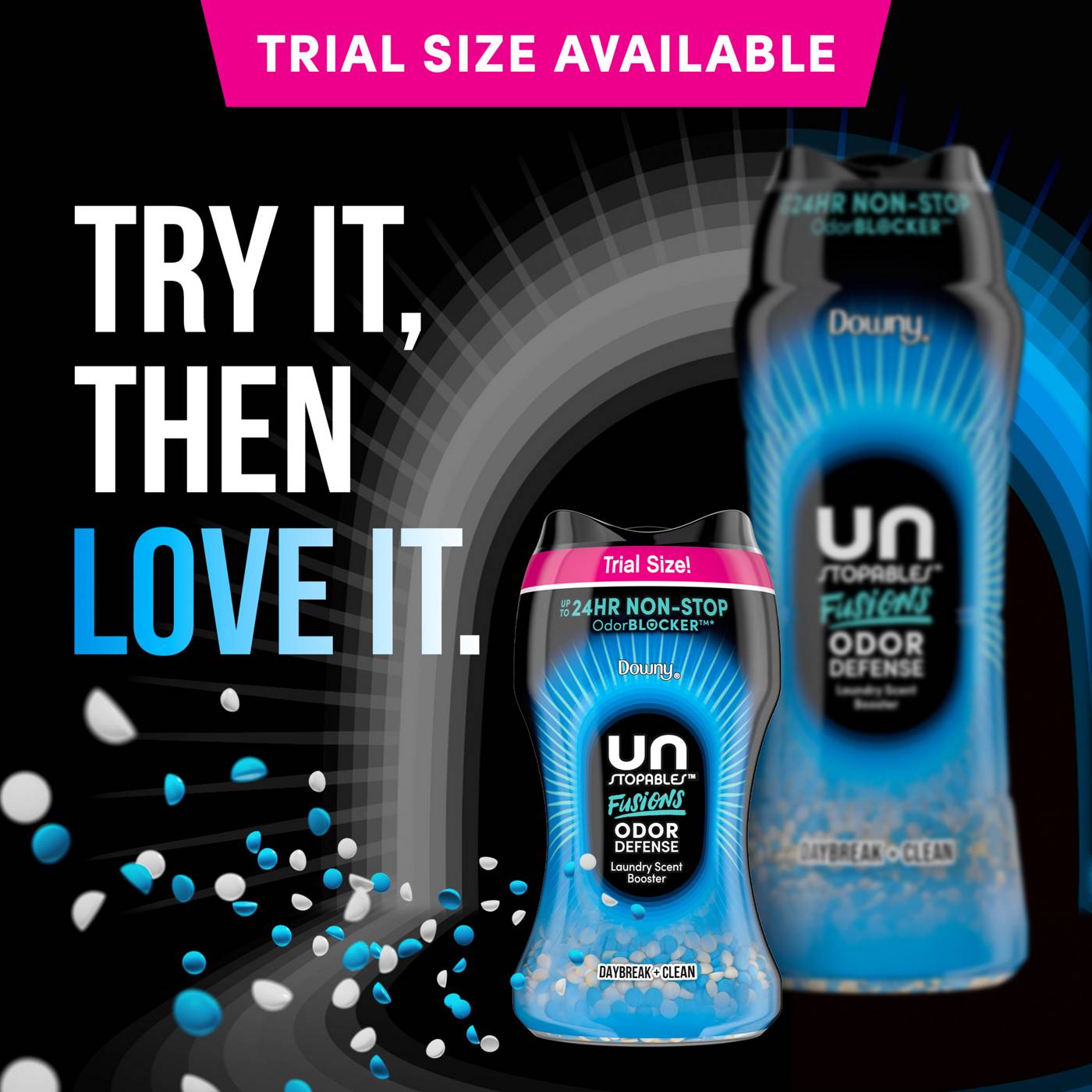 Downy Unstopables Fusions Odor Defense In-Wash Laundry Scent Booster Beads - Daybreak & Clean Scent; image 4 of 10