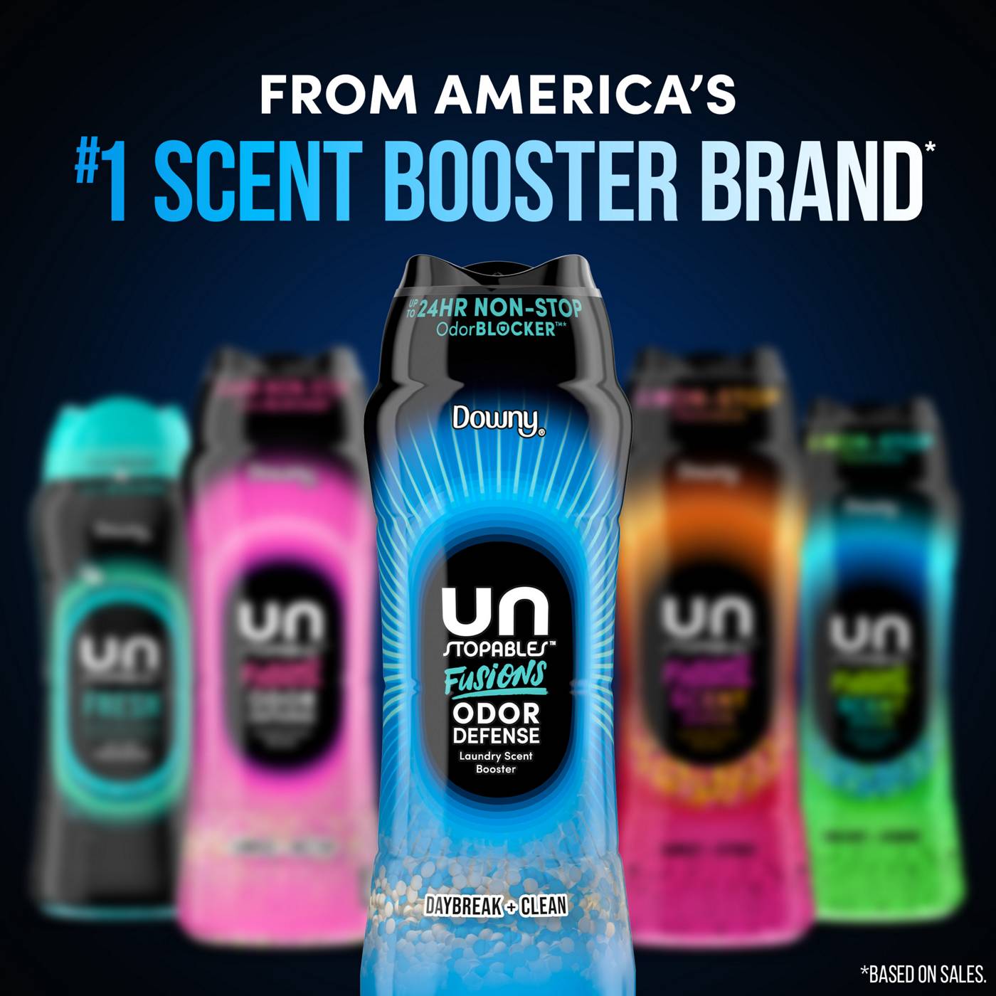 Downy Unstopables Fusions Odor Defense In-Wash Laundry Scent Booster Beads - Daybreak & Clean Scent; image 6 of 10