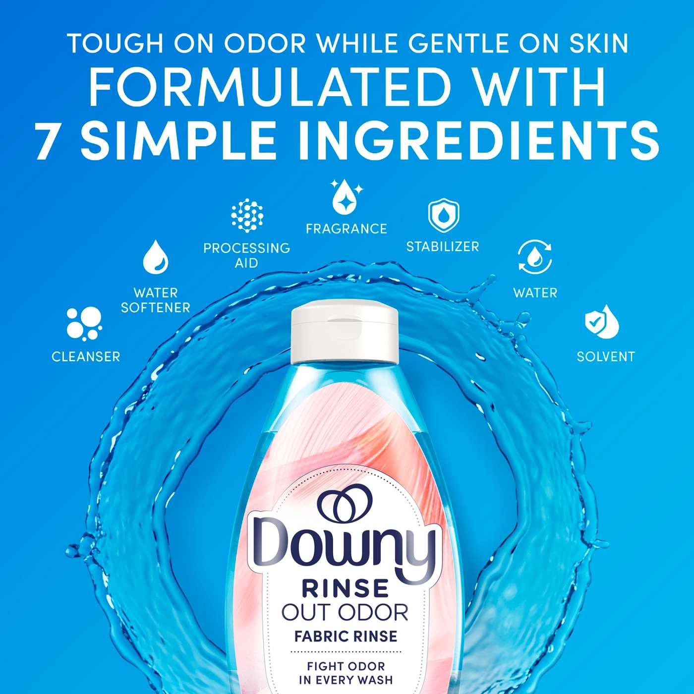 Downy Rinse Laundry Odor Remover - Spring Breeze Scent; image 4 of 10