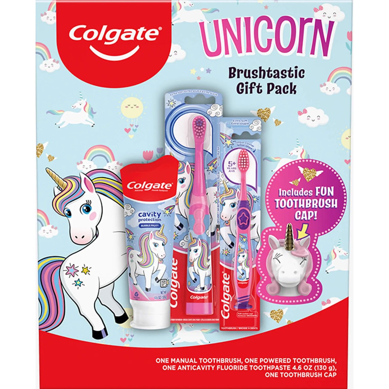 Colgate Unicorn Academy Toothbrush & Toothpaste Brushtastic Gift Set ...
