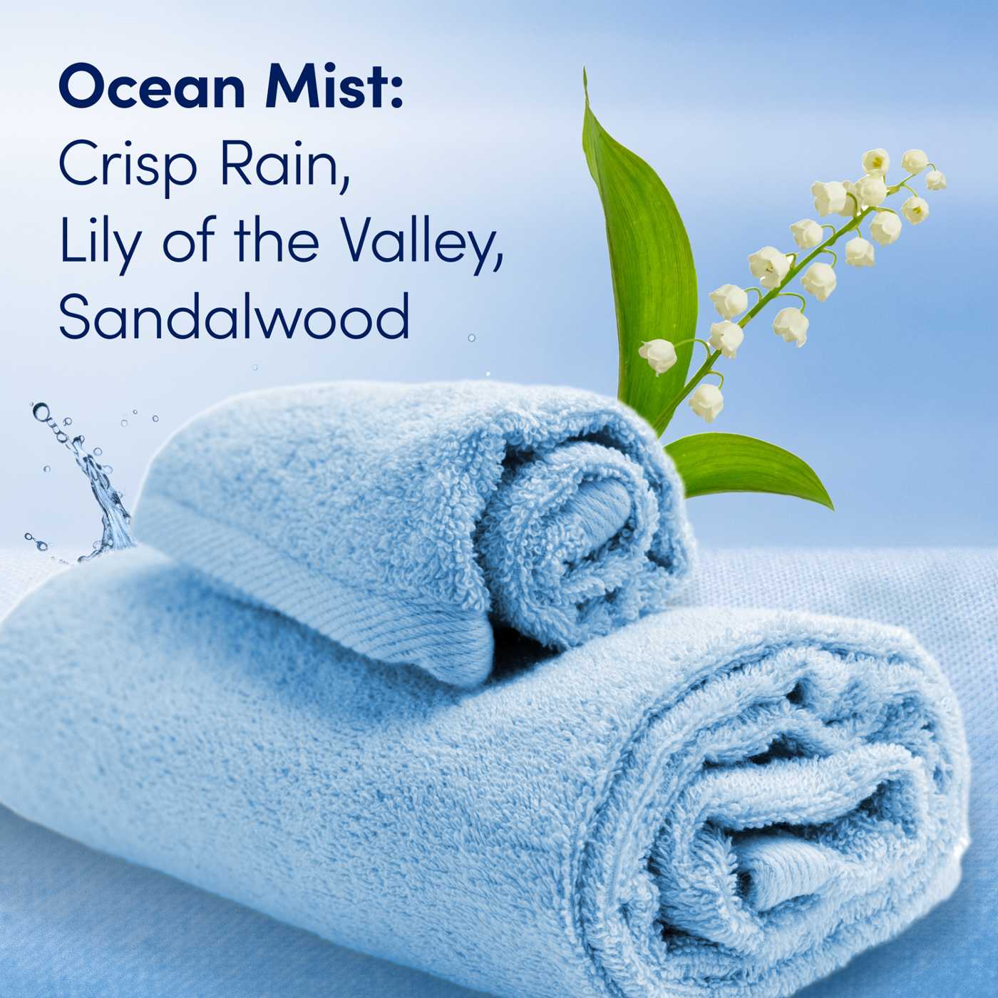 Downy Gentle Soft & Fresh Fabric Softener Liquid, 138 Loads - Ocean Mist Scent; image 4 of 10