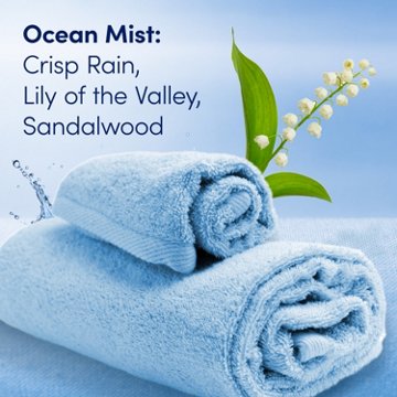 Downy Gentle Soft & Fresh Fabric Softener Liquid, 138 Loads - Ocean Mist Scent, 93 oz