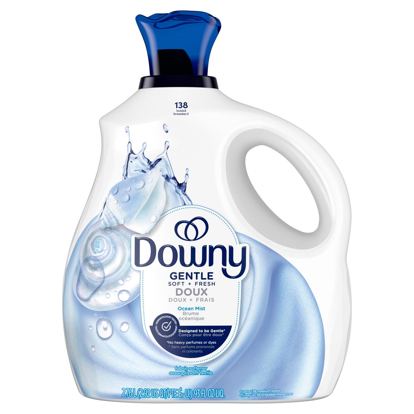 Downy Gentle Soft & Fresh Fabric Softener Liquid, 138 Loads - Ocean Mist Scent; image 9 of 10