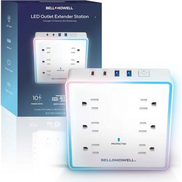 Bell & Howell LED Outlet Extender Station