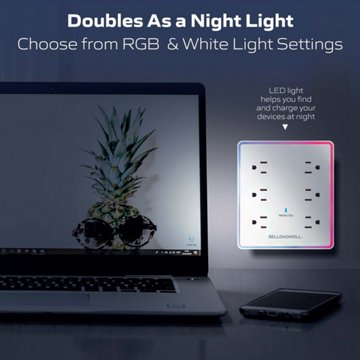 Bell & Howell LED Outlet Extender Station
