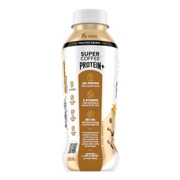 Super Coffee 25g Protein Enhanced Coffee Shake - Vanilla Latte, 12 oz
