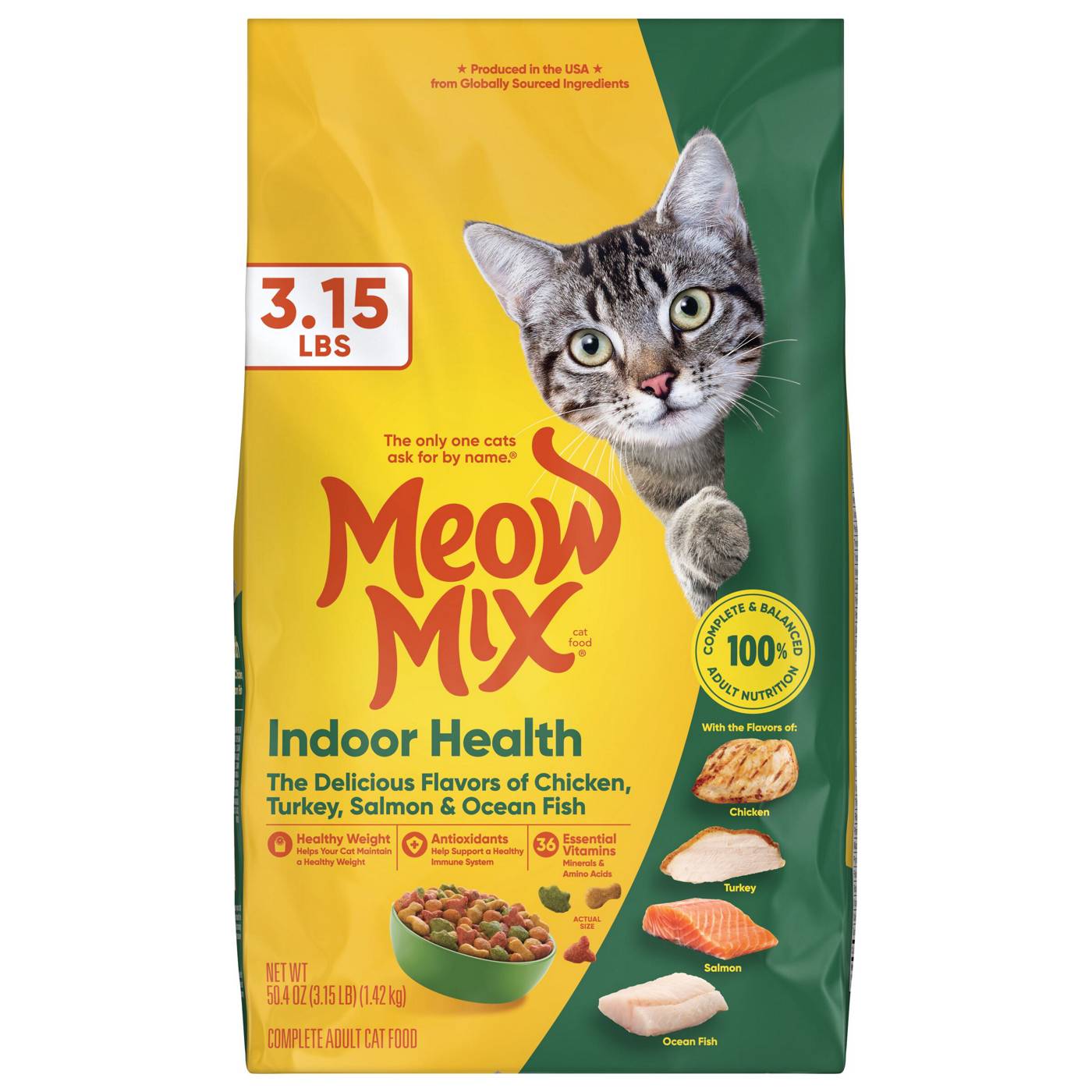 Meow Mix Indoor Health Dry Cat Food for Adult Cats; image 1 of 3