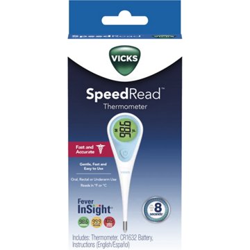 Vicks Speed Read Digital Thermometer with Fever Insight