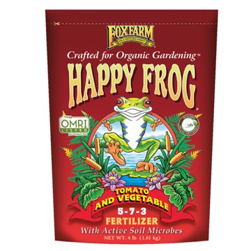 Fox Farm Happy Frog Tomato & Vegetable Fertilizer, 4 lb
