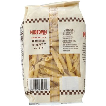 Midtown by H-E-B Bronze Cut Penne Rigate Pasta