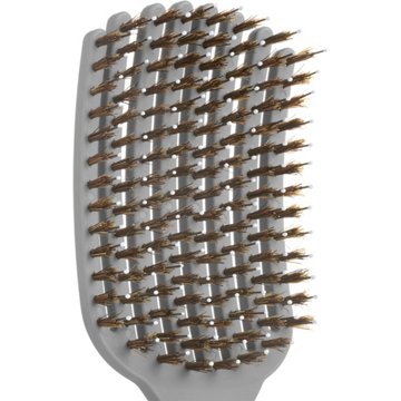 KareCo All Hair Types Boar & Nylon Flexible Tangle Buster Styler Brish