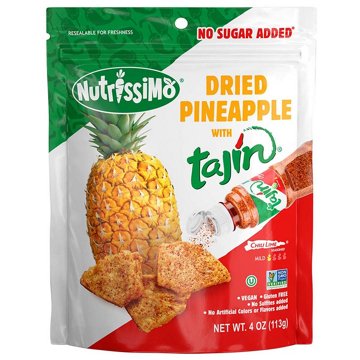 Nutrissimo Dried Pineapple With Tajin, 4 oz