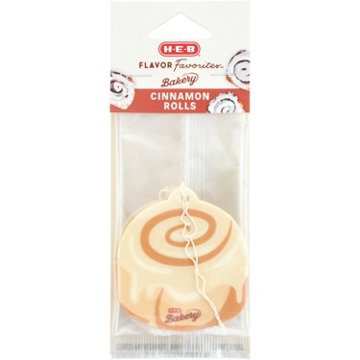 H-E-B Flavor Favorites Car Air Fresheners - Bakery Cinnamon Roll
