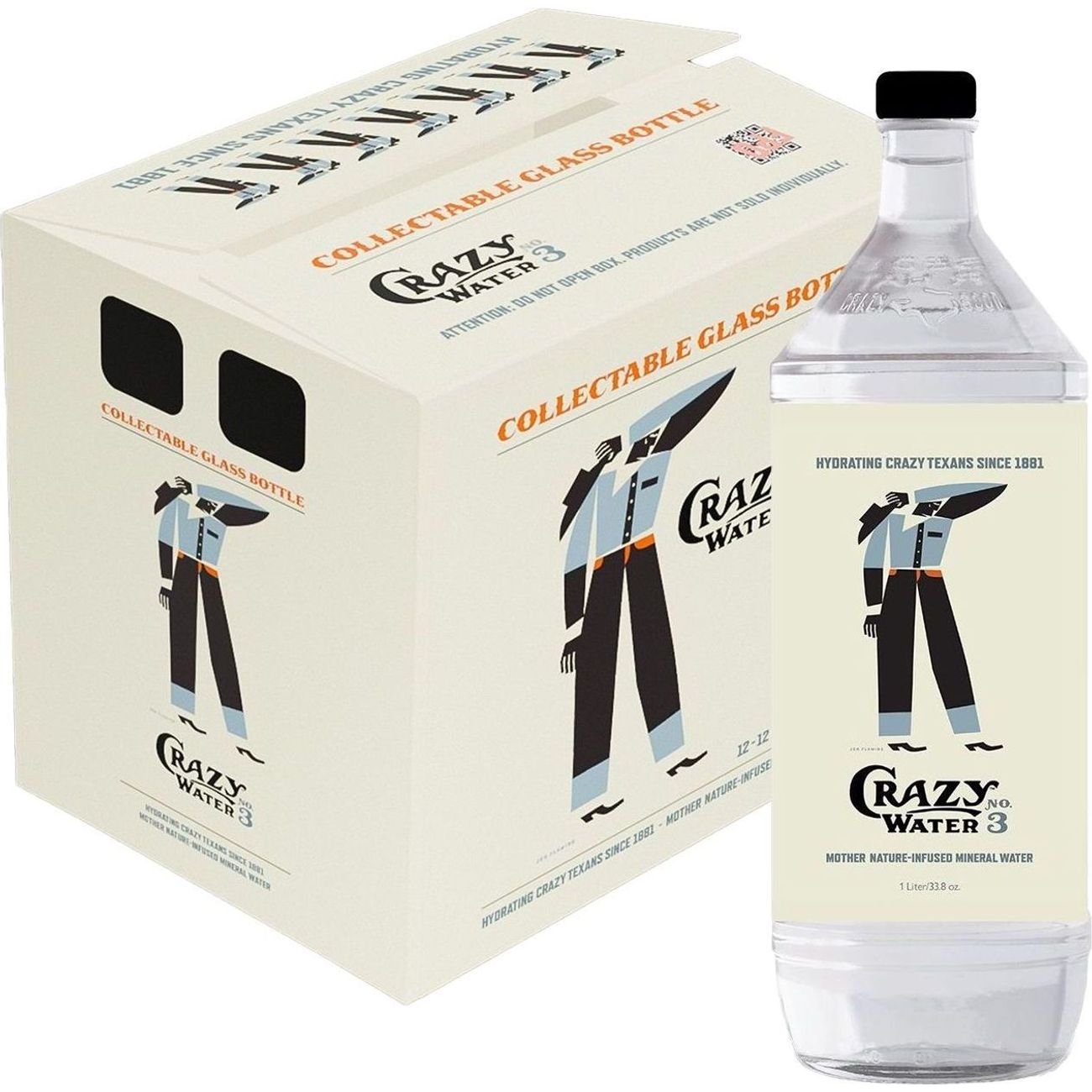 Crazy Water Mineral Water - No. 3, 12 pk Bottles - Shop Water at H-E-B