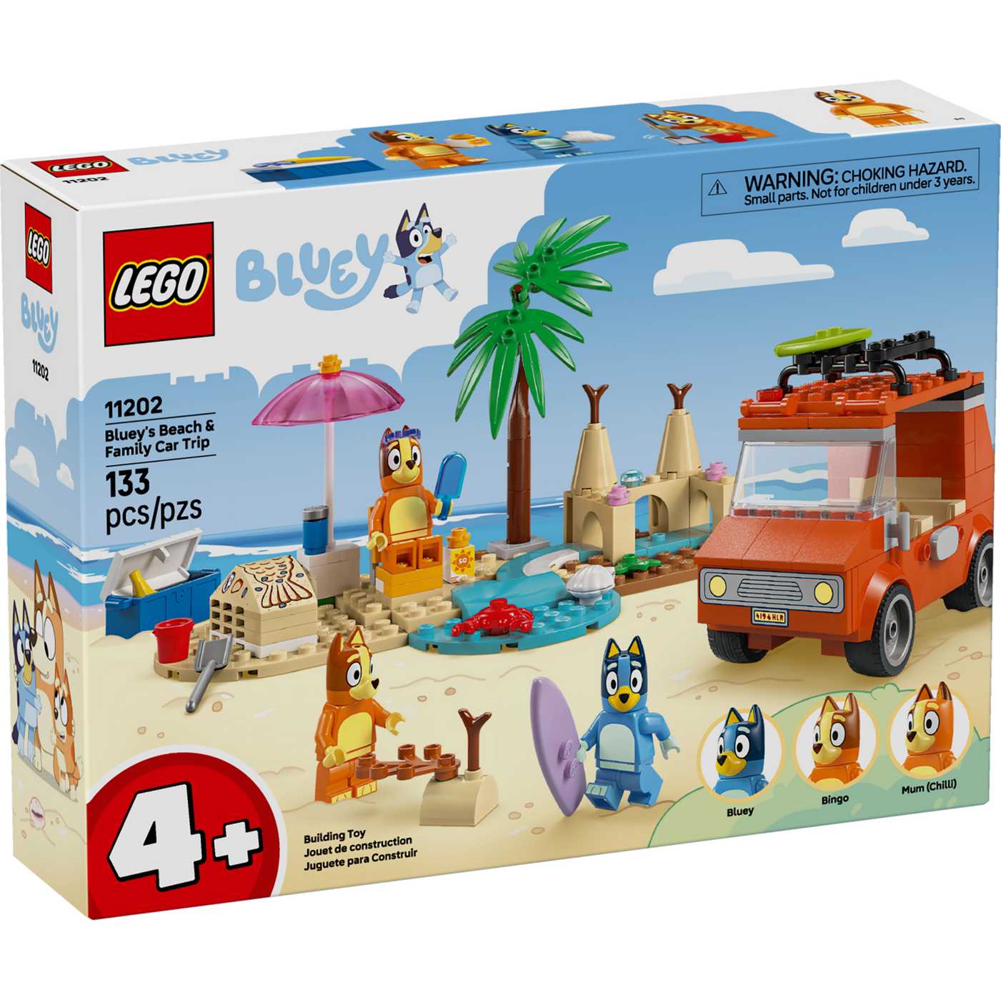 LEGO Bluey's Beach & Family Car Trip Set; image 2 of 2