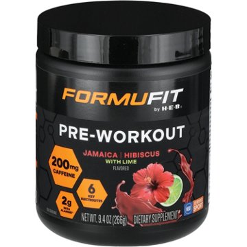 FORMUFIT by H-E-B Pre-Workout Jamaica Hibiscus Lime