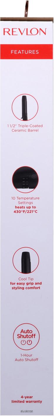 Revlon Smoothstay 1.5in Curling Iron; image 3 of 4