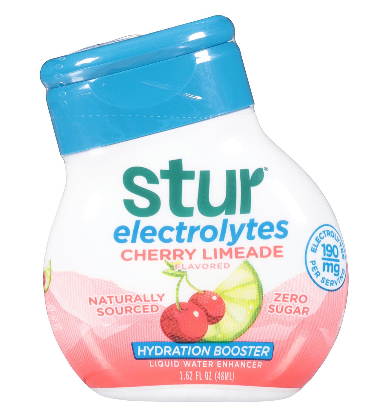 Stur Electrolytes Zero Sugar Liquid Water Enhancer - Cherry Limeade; image 1 of 4