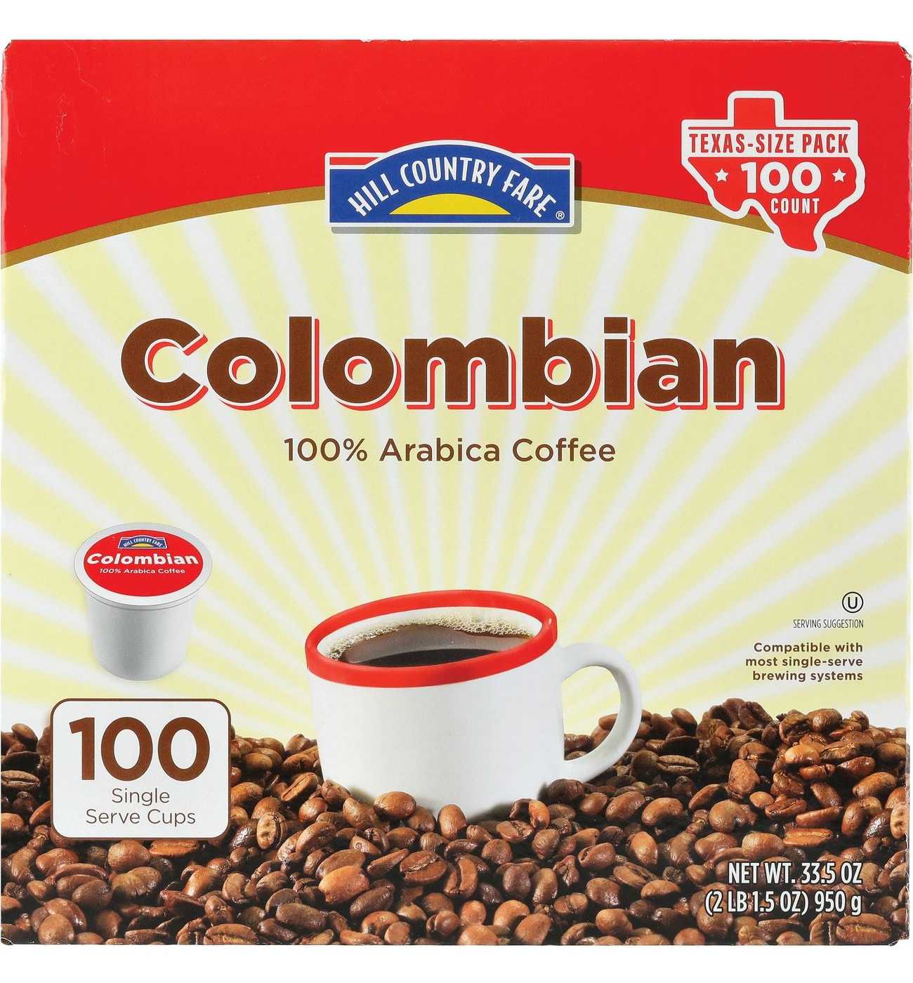 Hill Country Fare Colombian Single Serve Coffee Cups; image 1 of 2