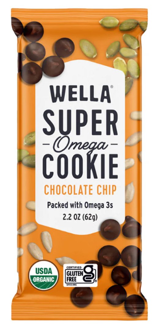 Wella Super Omega Cookie Bar - Chocolate Chip, 2.2 oz | Central Market ...