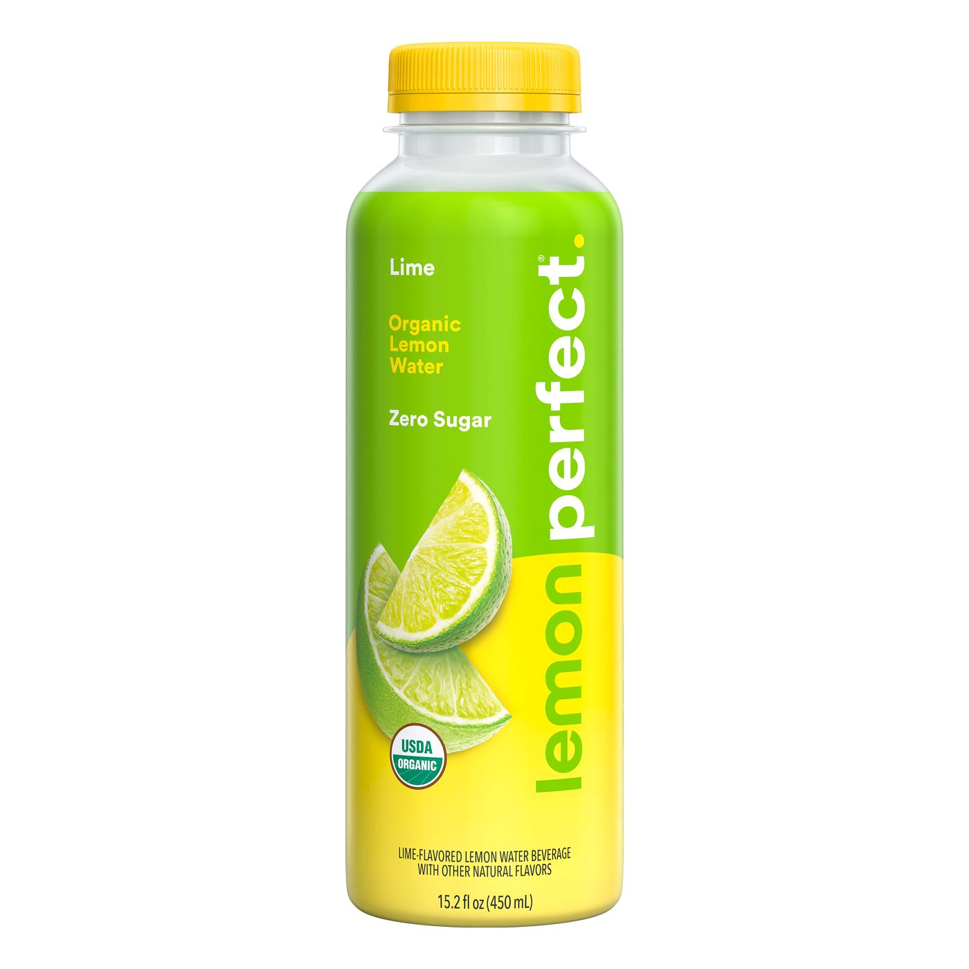Lemon Perfect Organic Zero Sugar Lemon Water - Lime; image 1 of 3