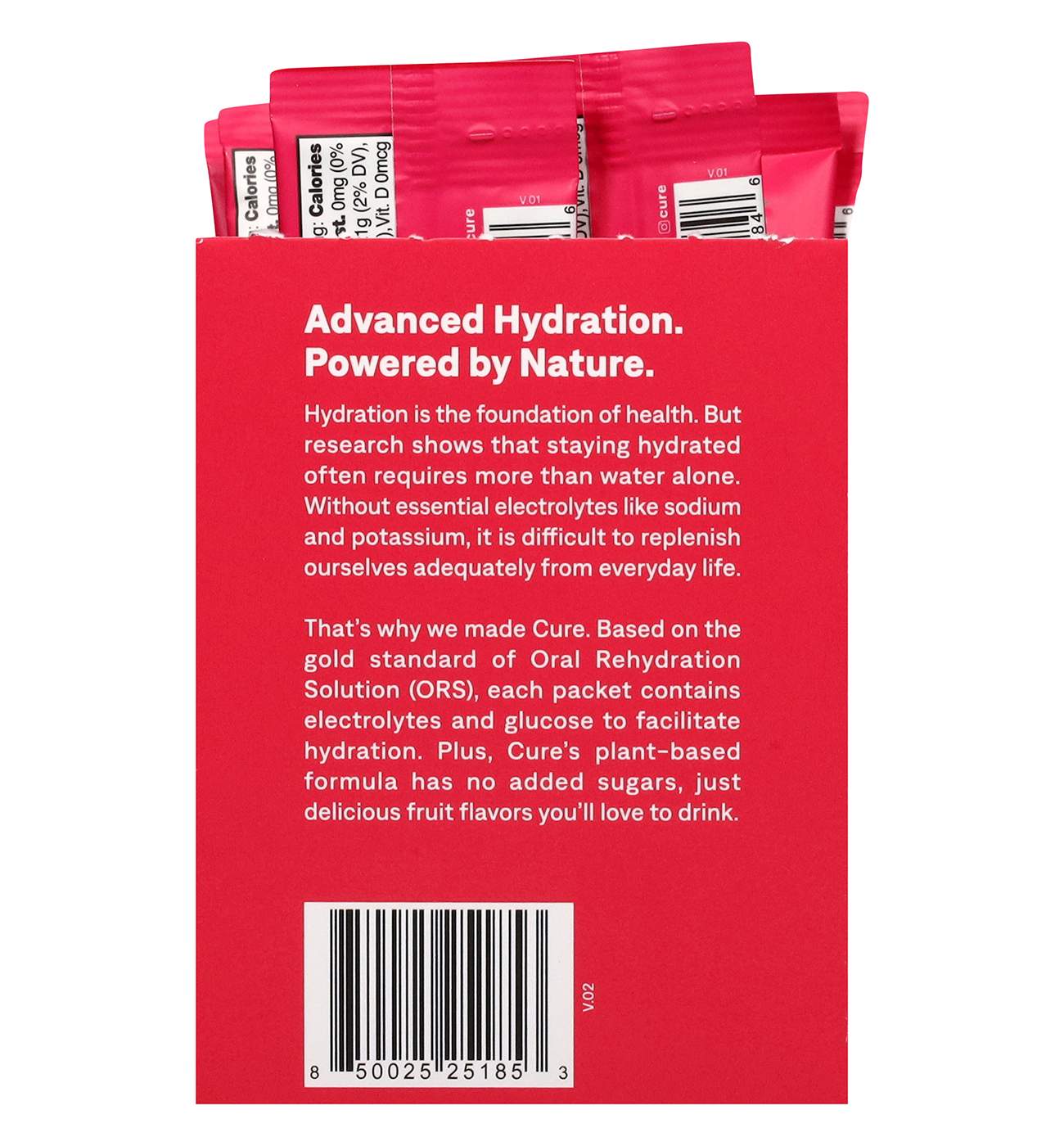 Cure Hydration Electrolyte Drink Mix Packs - Tropical Punch; image 2 of 4