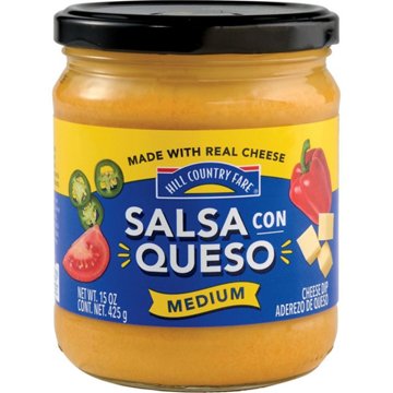 Hill Country Fare Salsa con Queso Dip - Medium