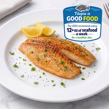 Moontail Frozen Tilapia Fish Fillets, 32 oz, 2 lb bag