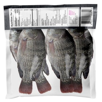 Moontail Frozen Whole Tilapia Fish, 48 oz, 3 lb bag