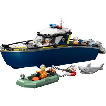 LEGO City Police Boat Set, 264 pc