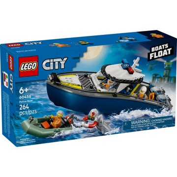 LEGO City Police Boat Set, 264 pc