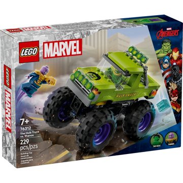 LEGO Marvel The Hulk Truck vs Thanos Set, 229 pc
