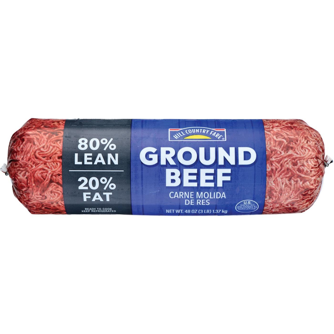 Hill Country Fare Ground Beef, 80% Lean; image 1 of 2