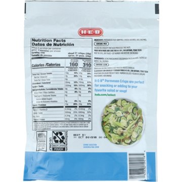 H-E-B Parmesan Cheese Crisps, 1.98 oz