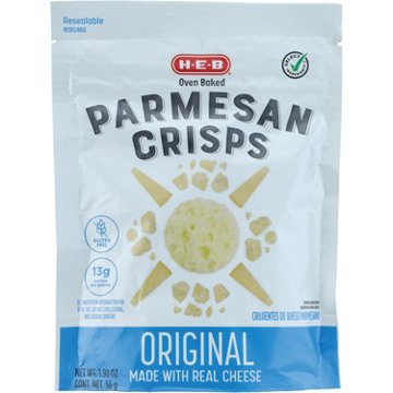 H-E-B Parmesan Cheese Crisps