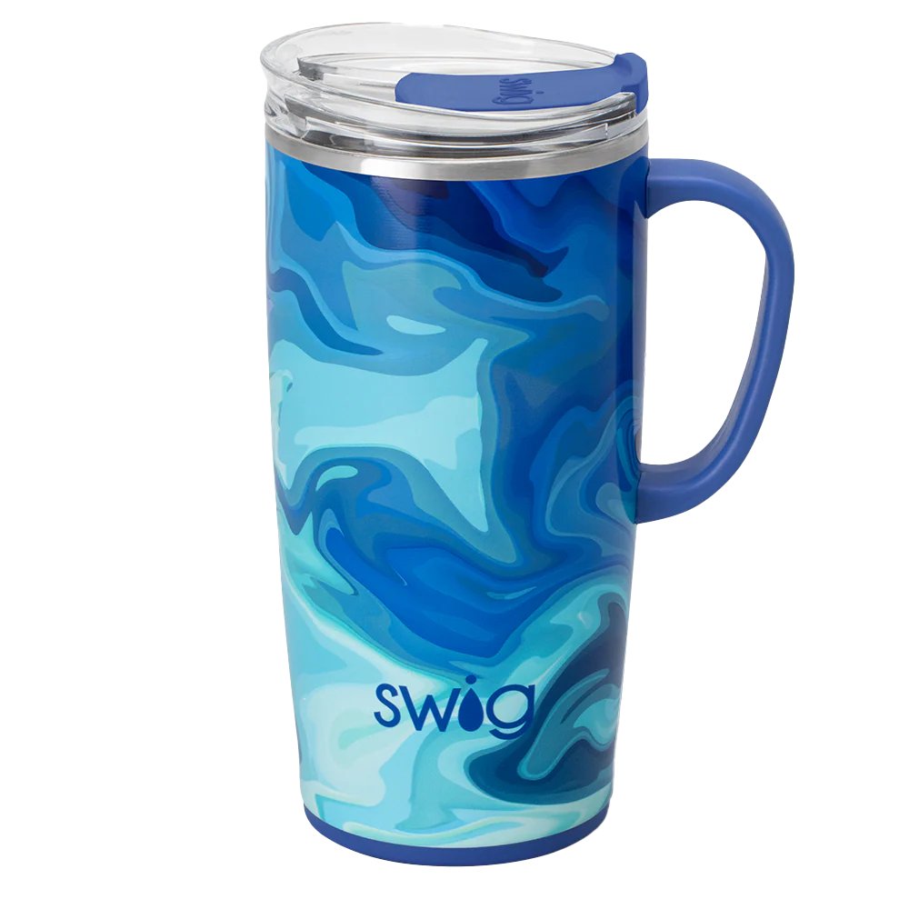 Swig Blue Lagoon Travel Mug, 22 oz | Central Market - Really Into Food