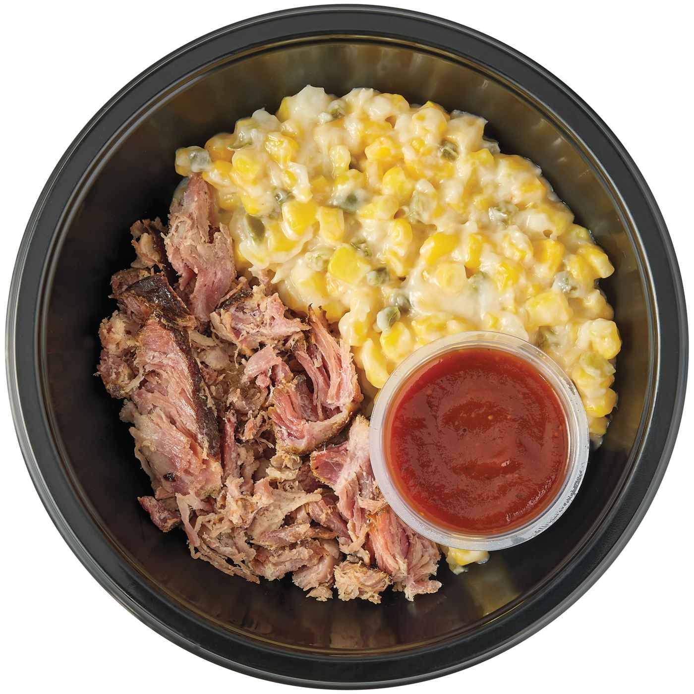 Meal Simple by H-E-B BBQ Pulled Pork & Jalapeno Cream Corn; image 1 of 4