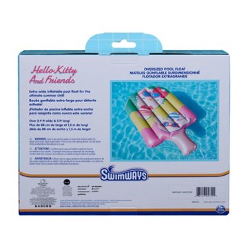 SwimWays Hello Kitty & Friends Oversized Pool Float, 35" x 61"