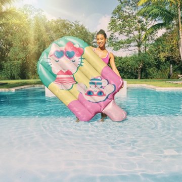 SwimWays Hello Kitty & Friends Oversized Pool Float, 35" x 61"