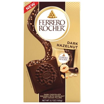 Ferrero Rocher Dark Chocolate Hazelnut Squares